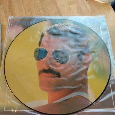 Freddie Mercury Mr Bad Guy Lp Vinyl Picture Disc!die Cut Sleeve!RARE!