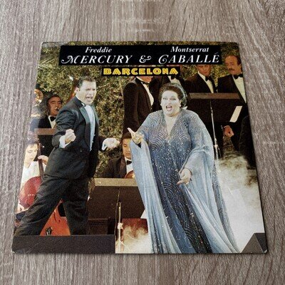 Freddie Mercury (Queen) Barcelona Vinyl 7” Single - 1987 Original UK Pressing v1