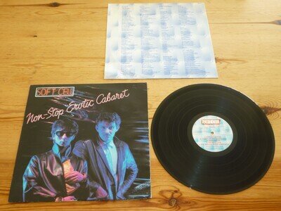 SOFT CELL NON-STOP EROTIC CABARET VINYL ALBUM RECORD LP 1st PRESS +INNER NR MINT