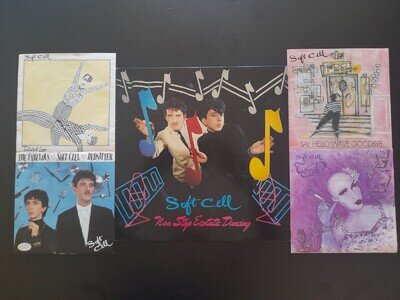 SOFT CELL on VINYL: NON STOP ECSTATIC DANCING & FIRST FOUR 7" SINGLES! All EX.
