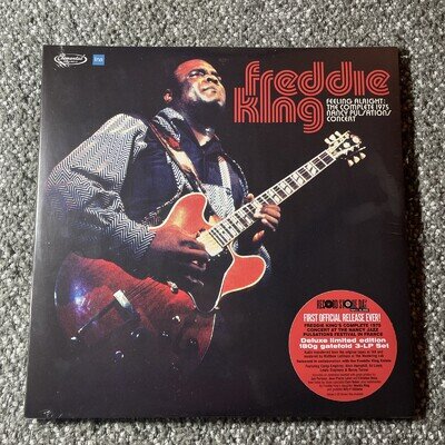 FREDDIE KING - Feeling Alright: 1975 Concert 3-LP New SEALED rsd vinyl #'d