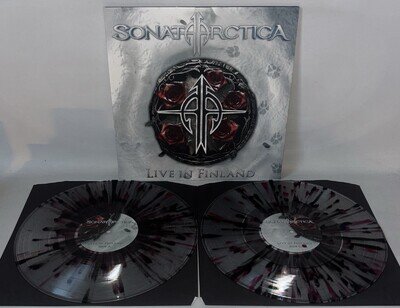 Sonata Arctica – Live In Finland - 2019 Double Splatter Vinyl LP - NM