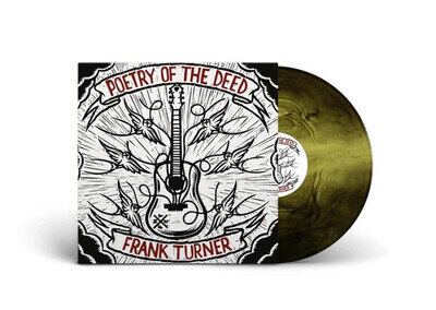 Frank Turner - Poetry of the Deed. Yellow & Black Vinyl 12" LP Album NEW SEALED