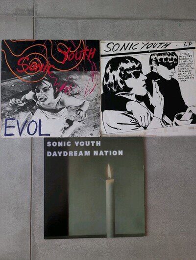 Sonic Youth Vinyl Bundle EVOL Daydream Nation Goo Early UK Pressings EX