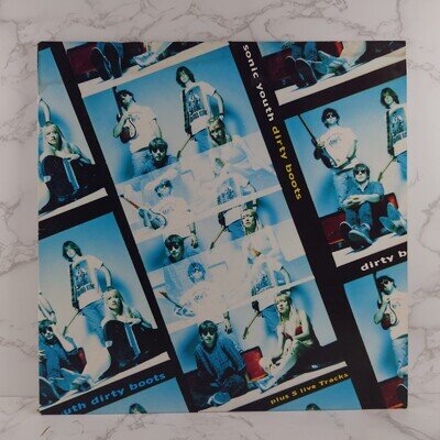 Sonic Youth – Dirty Boots (Plus 5 Live Tracks) 12" Vinyl Album LP 1991 M-