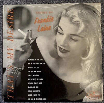 Frankie Laine - That’s My Desire Rare UK 10 inch LP