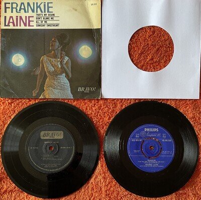 Frankie Laine - Two 7" Single/EP - Rawhide / Frankie Laine EP