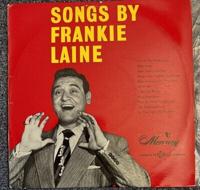 Frankie Laine - Songs By Frankie Laine Mercury 10 inch