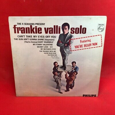 FRANKIE VALLI Solo 1970 UK vinyl LP Can't Take My Eyes Off You You're Ready Now