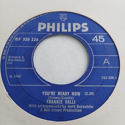 Frankie Valli - Youre Ready Now - Uk Philips - 60' s Northern Soul 45