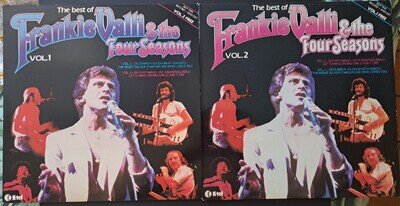 THE VERY BEST OF FRANKIE VALLI & THE FOUR SEASONS VOL 1&2 1982 K-TEL LABEL LP'S