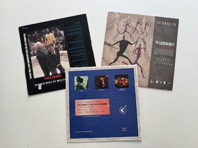 3 Frankie Goes To Hollywood 12" vinyls 2 Tribes, Warriors & Welcome Pleasuredome
