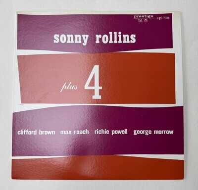 Sonny Rollins Plus 4 Prestige SMJ-6586(M) Japan VINYL LP with insert EX/EX
