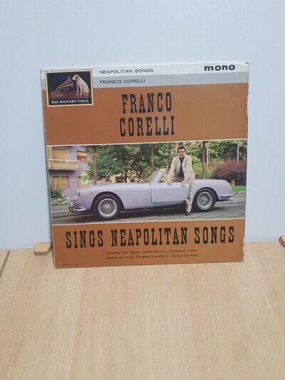Vinyl record Franco Corelli Sings Neapolian Songs