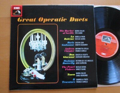 ASD 2382 Great Operatic Duets Maria Callas Corelli etc NM + insert EMI