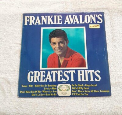 Frankie Avalon`s Greatest Hits - Vinyl LP Album Record