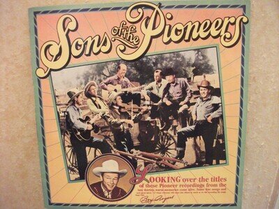 SONS OF THE PIONEERS SELF TITLED VINYL LP, CBS25015,