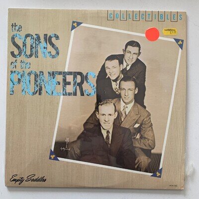 The Sons Of The Pioneers – Empty Saddles - 1983 US Vinyl LP - Near Mint (NM/NM)