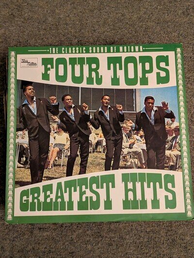 Thee Four Tops. Greatest hits. Vinyl LP Record. G/VG.