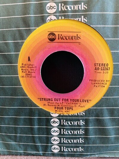 FOUR TOPS STRUNG OUT FOR YOUR LOVE US ABC 7" ISSUE