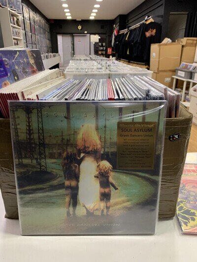 SOUL ASYLUM LP GRAVE DANCERS UNION BLACK & GOLD MARBLED VINYL 2022