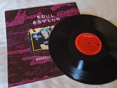 Soul Asylum SOMEBODY TO SHOVE/RUNAWAY TRAIN 12" Poster Sleeve **VG+ Vinyl**