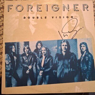 FOREIGNER "DOUBLE VISION" VINYL LP 1978 VG+