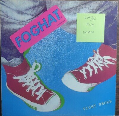 Foghat Tight Shoes Vinyl Record VG+/VG ILPS9637 1980 1st Press