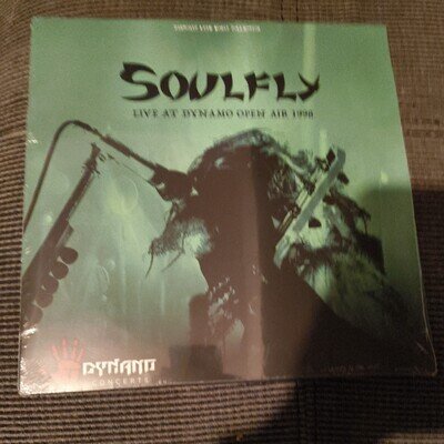Soulfly Live At Dynamo Open Air 1998 double LP vinyl Europe Dynamo Concerts 2023