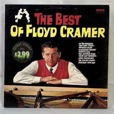 Floyd Cramer ‎– The Best Of Floyd Cramer 12" Vinyl Record LP Compilation Album