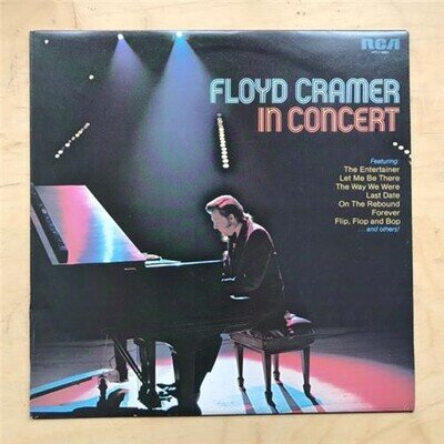 FLOYD CRAMER IN CONCERT LP 1974 - NICE COPY UK