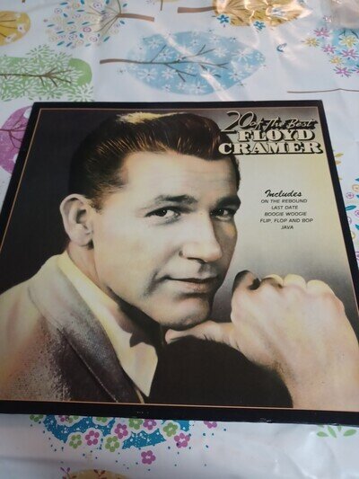 FLOYD CRAMER ~ 20 OF THE BEST ~ 1986 GERMAN STEREO VINYL LP ~ RCA NL 89850