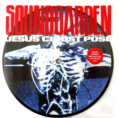 NEW / MINT Soundgarden Jesus Christ Pose Picture Disc 7" Vinyl 45 1992
