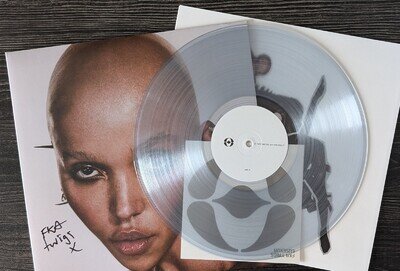 ✍️ Signed ✍️ FKA TWIGS EUSEXUA AUTOGRAPHED ON SLEEVE Crystal Clear Vinyl LP