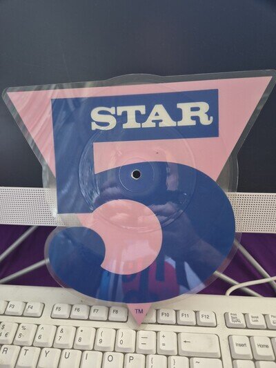 Five Star Somewhere Somebody 7" vinyl UK Rca 1987 Limited edition shaped pic
