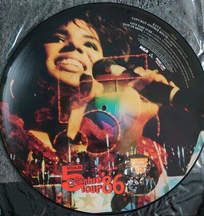 5 FIVE STAR-CRUNCHIE TOUR '86-UK 1987 VINYL 12" PICTURE DISC NM
