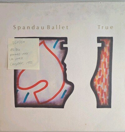 Spandau Ballet True Vinyl Record VG+/G+ CDL1403 1983
