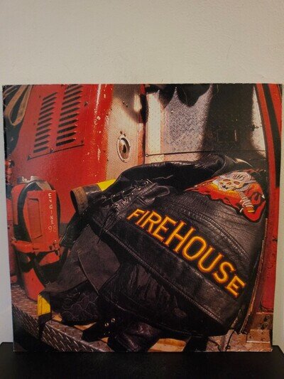 FIREHOUSE Hold Your Fire 1992 LP GLAM/HAIR METAL HARD ROCK ORG PRS VINYL