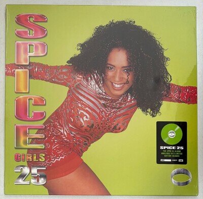 Spice Girls - Spice Girls 25 - Scarce 2021 UK "Mel B" Ltd Green Vinyl LP SEALED