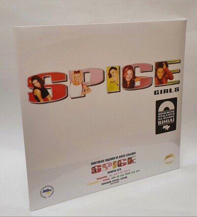 SPICE GIRLS SPICE LP WHITE VINYL OBI UKRAINE LIMITED EDITION RARE