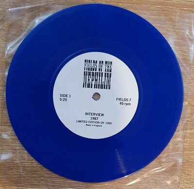 Fields Of The Nephilim - 7" Interview Single 1987 Limited Edition Of 1000