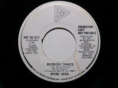 SPYRO GYRA MORNING DANCE INFINITY INF 50 011 JAZZ FUNK PROMO USA