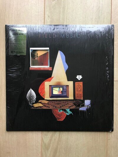 FIELD MUSIC OPEN HERE BLUE LP VINYL ALBUM MINT CONDITION CUT OUT SLEEVE