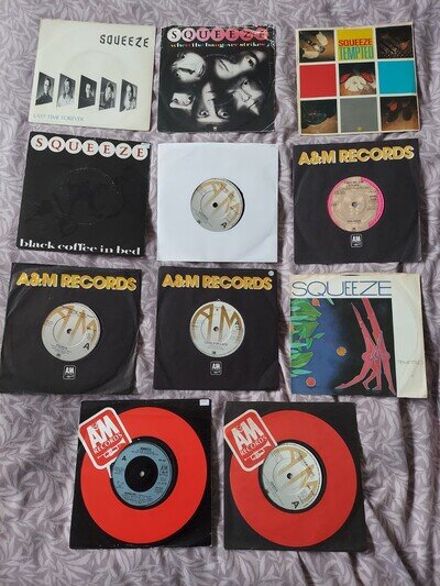 Squeeze 7" Vinyl X11 Includes US "Tempted", Diff Cover And B Side.