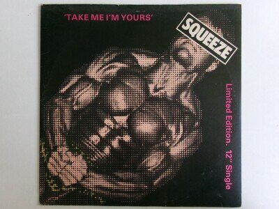 SQUEEZE TAKE ME I'M YOURS A&M AMS 7335 CHRIS DIFFORD NEW WAVE POP ROCK