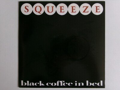 SQUEEZE BLACK COFFEE IN BED A&M AMS 8219 NEW WAVE POP ROCK