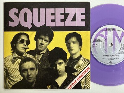 SQUEEZE up the junction 7” 45 PURPLE VINYL SINGLE PICTURE SLEEVE Jools Holland 4