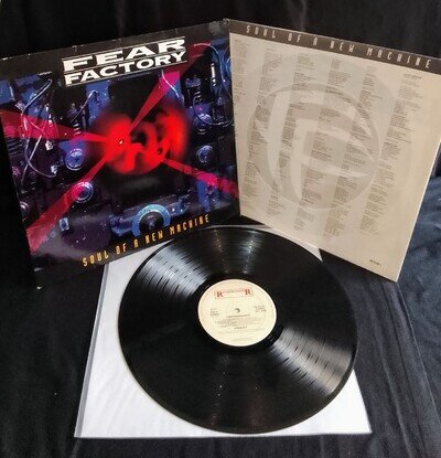 Fear Factory - Soul Of A New Machine Vinyl LP (Roadrunner Records 1992) MISPRINT