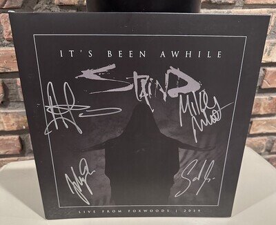 STAIND Live Its Been Awhile Exclusive Ruby Red Vinyl 2LP SIGNED AARON LEWIS