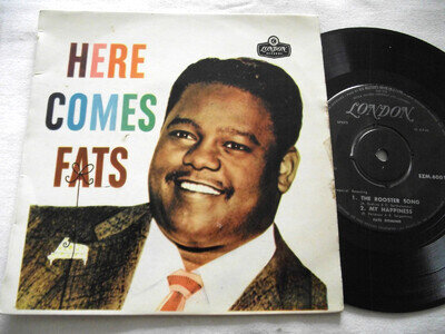 FATS DOMINO ~ HERE COMES "FATS" ** 1958 New Zealand LONDON 7" EP